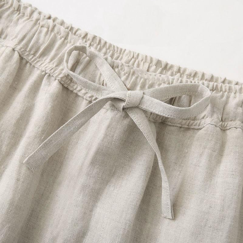 Amalfi Drawstring Linen Trousers