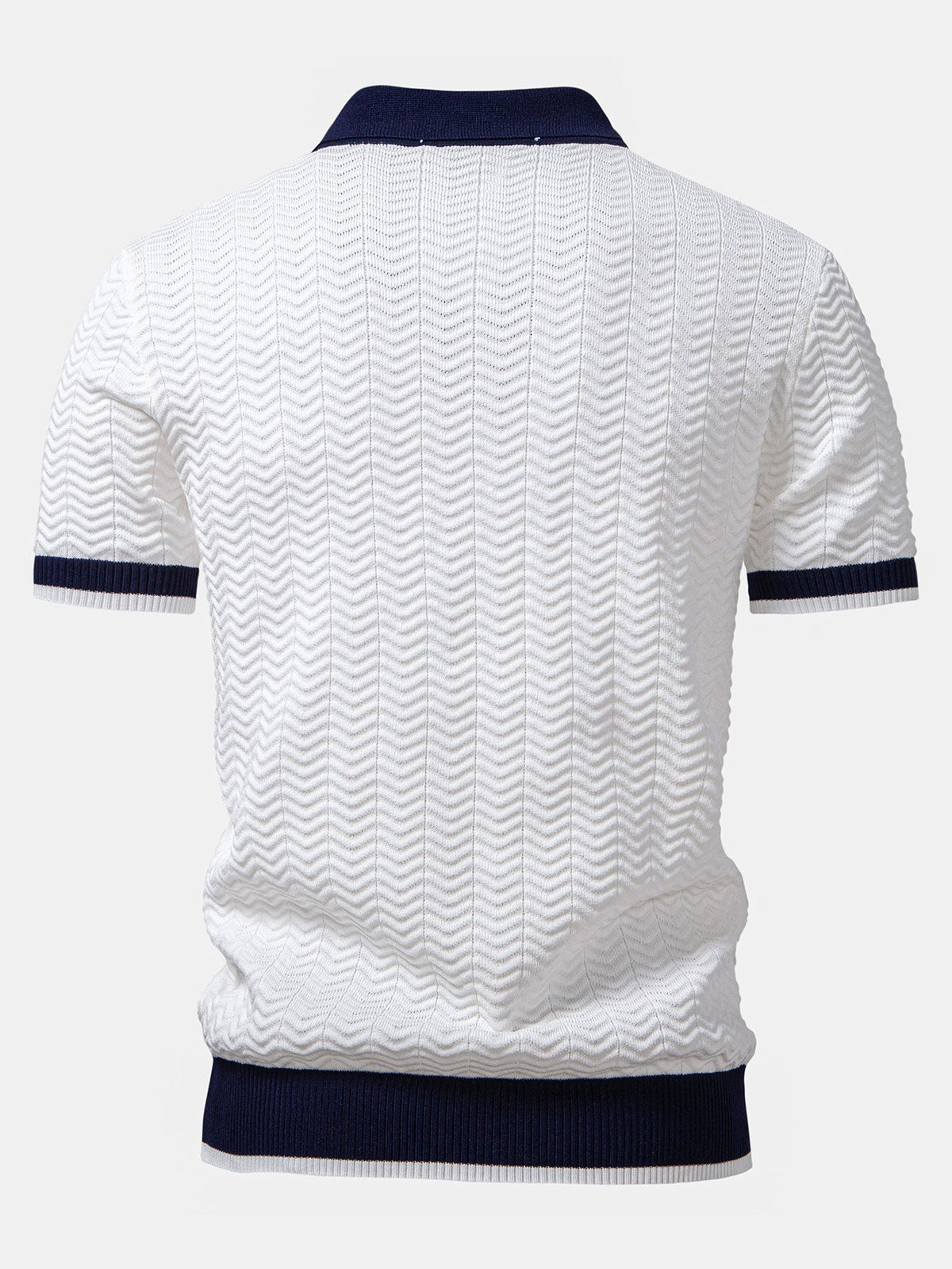 Harrow Textured Knit Polo