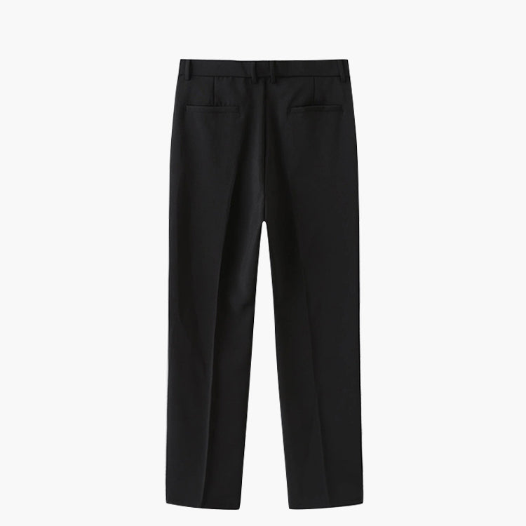 Chelsea Pleated Tailored Trousers - Black