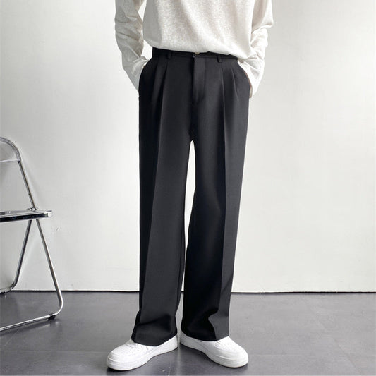 Chelsea Pleated Tailored Trousers - Black