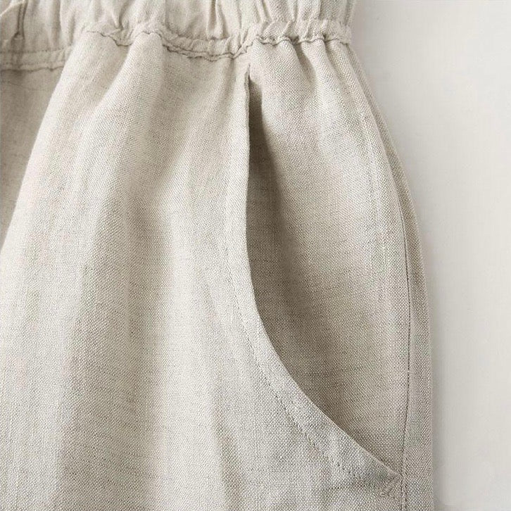 Amalfi Drawstring Linen Trousers
