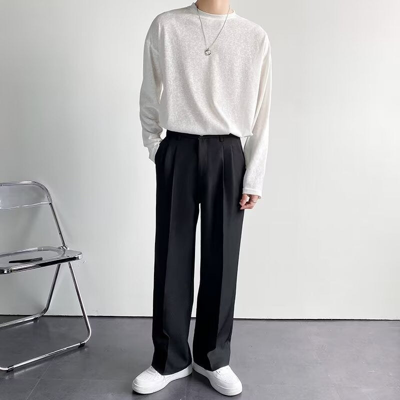 Chelsea Pleated Tailored Trousers - Black